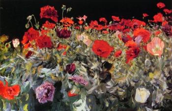 John Singer Sargent : Poppies